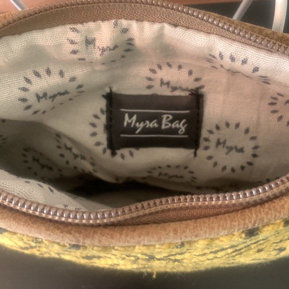SALE NWOT “Myra Bag” Clutch/Cosmetic Bag 9”x 7” Canvas/Upholstery Recycled FIRM - Picture 8 of 14